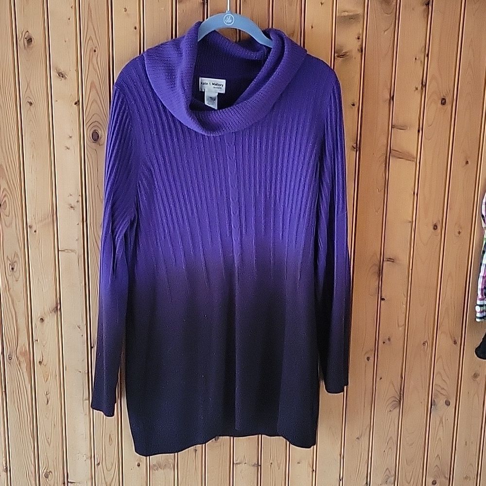 KATE & MALLORY COWL NECK SWEATER